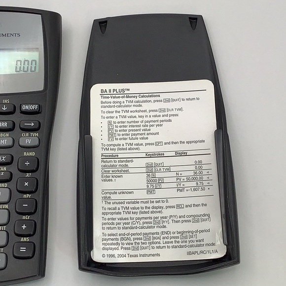 Texas Instruments BAII Plus Calculator - Picture 3 of 8